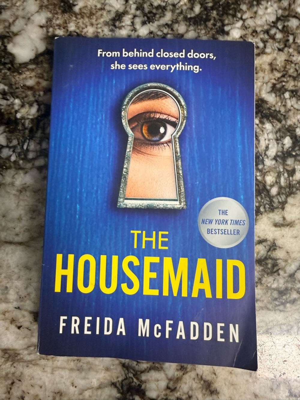 The Housemaid by Freida McFadden - Blue Paperback